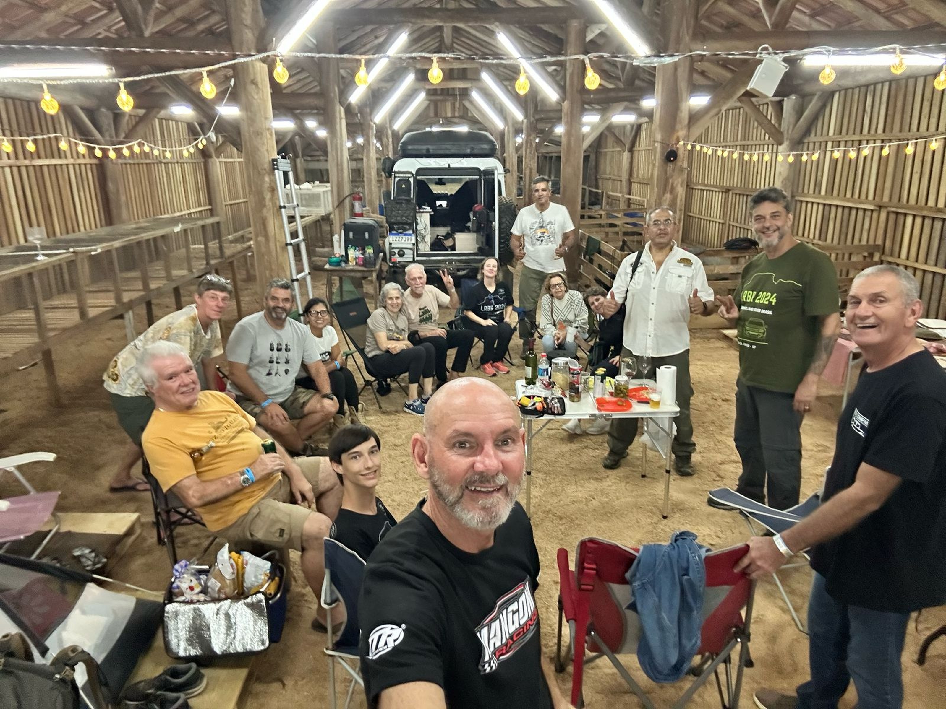 Camping e confraternização